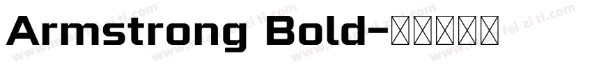 Armstrong Bold字体转换